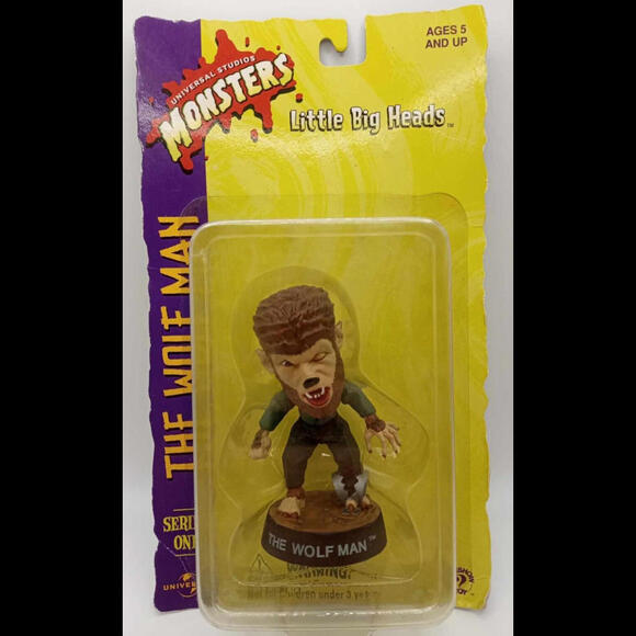 Universal Studios Monsters Little Big Heads - The Wolf Man - Series 1 - Sideshow - Picture 1 of 5
